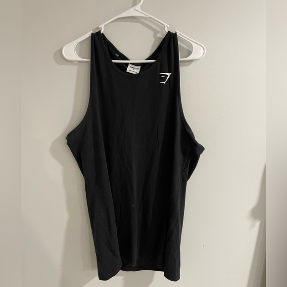 Men’s Black gym shark tank top - Picture 1 of 3